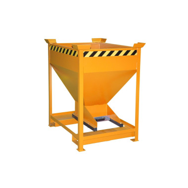 Silo Container, pintado, Amarillo naranja