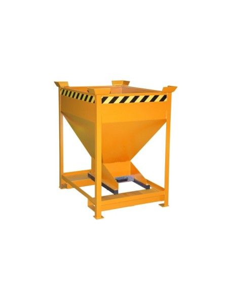 Contenitore Ribaltabile--Silo Contenitore, verniciato, Arancione Giallo