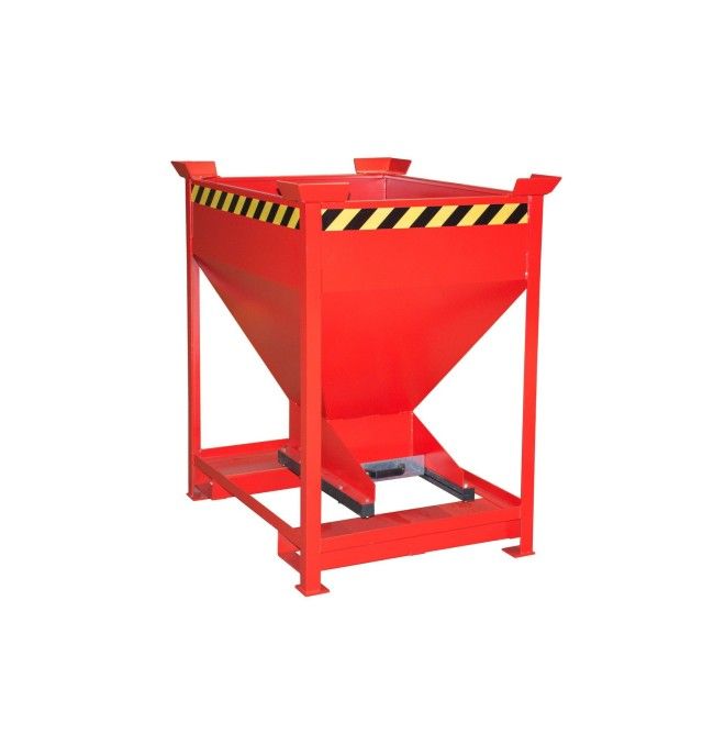 Contenitore Ribaltabile-Silo Contenitore, dipinto, fuoco rosso