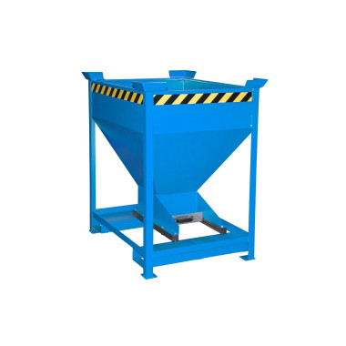 Tilting Container-Silo Container, painted, Light blue