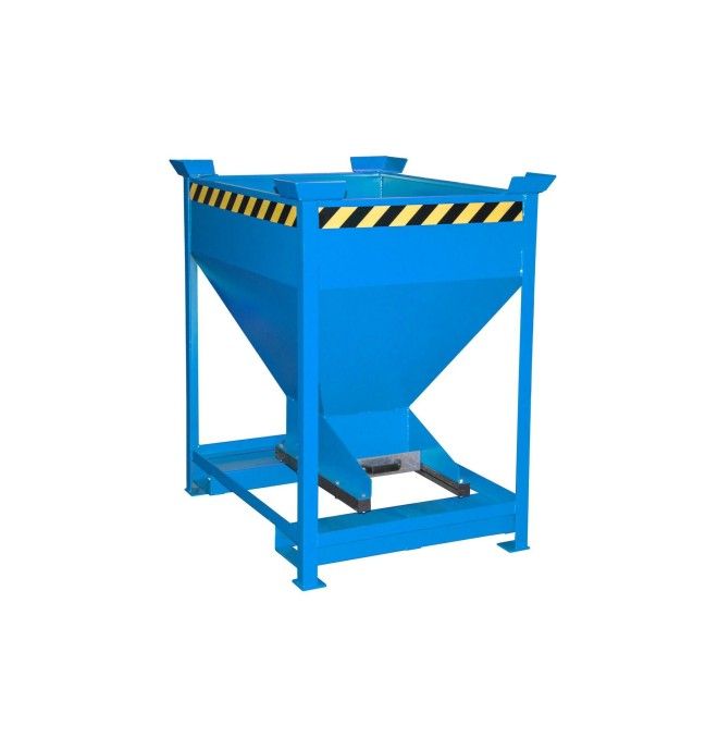 Tilting Container-Silo Container, painted, Light blue