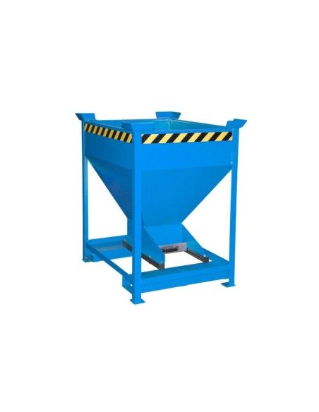 Tilting Container-Silo Container, painted, Light blue