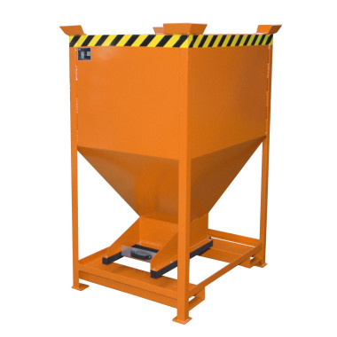Silo Container, pintado, Amarillo naranja