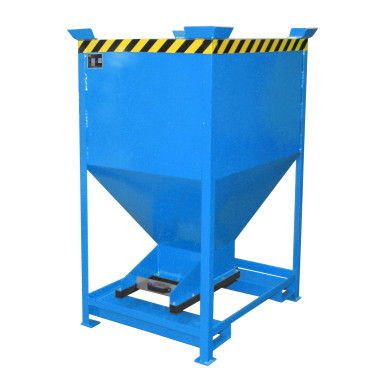 Silo Container, pintado, Azul claro