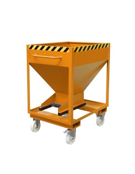 Silo Container, pintado, Amarillo naranja