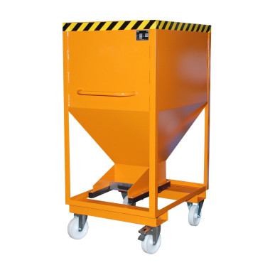 Silo Container, pintado, Amarillo naranja