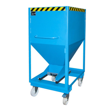 Silo Container, pintado, Azul claro