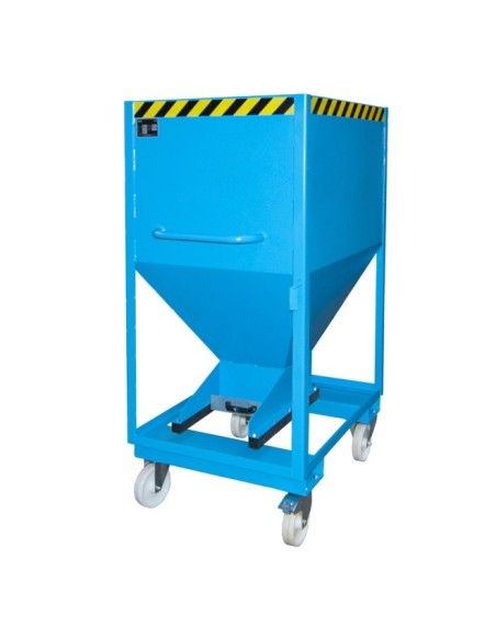 Kippbehälter-Silo Container, lackiert, hellblau