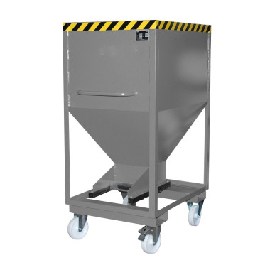 Tilting Container--Silo Container, painted, gray mouse