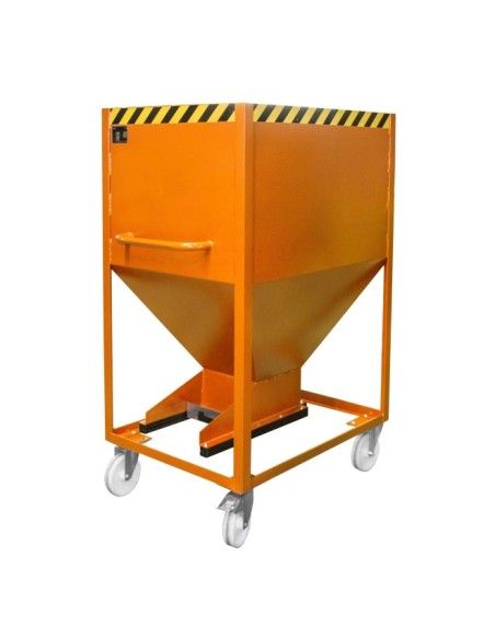 Tilting Container--Silo Container, painted, Orange Yellow
