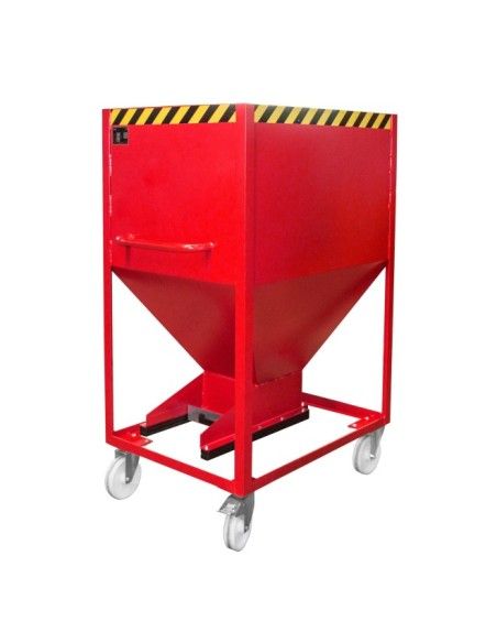 Silo Container, pintado, Rojo fuego