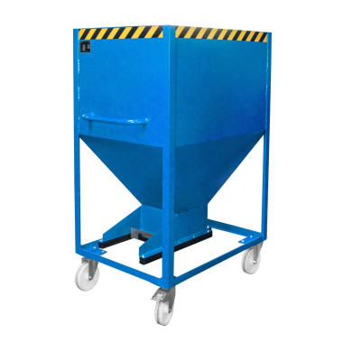 Silo Container, pintado, Azul claro