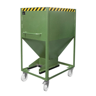 Silo Container, pintado, verde Reseda