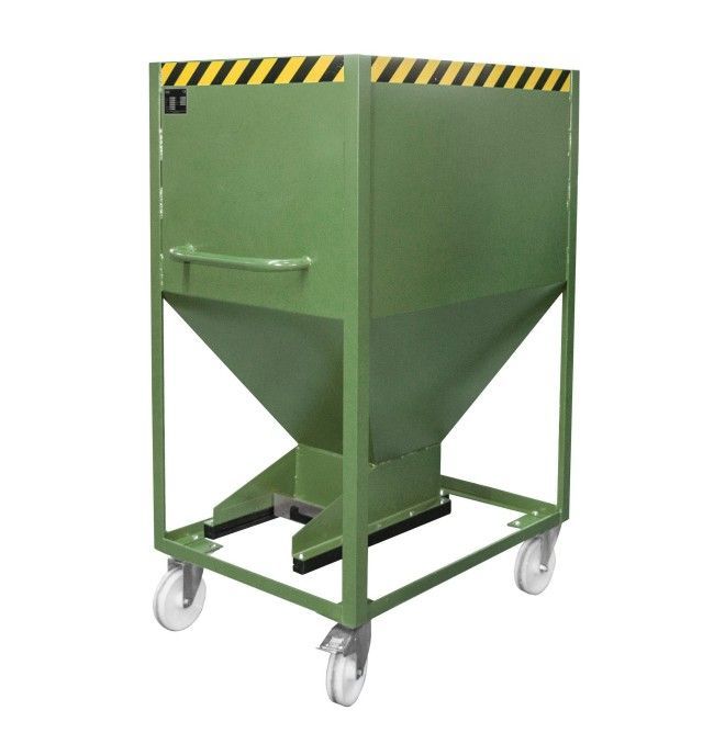 Bacs Basculants-Conteneur Silo, peint, vert Reseda