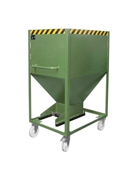 Bacs Basculants-Conteneur Silo, peint, vert Reseda
