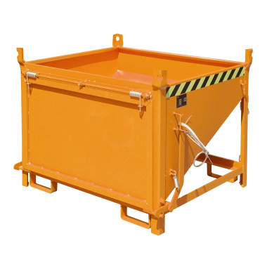 Silo Container, pintado, Amarillo naranja