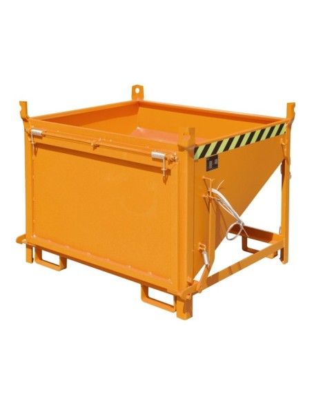 Silo Container, pintado, Amarillo naranja