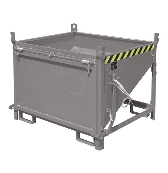 Tilting Container--Silo Container, painted, gray mouse