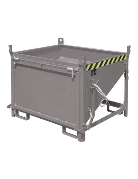 Tilting Container--Silo Container, painted, gray mouse