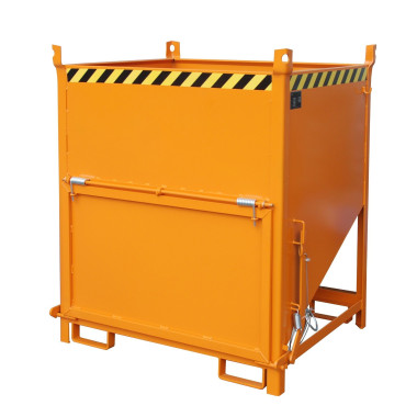 Silo Container, pintado, Amarillo naranja