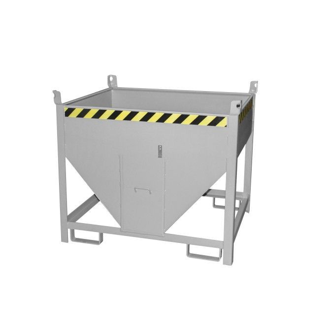 Kippbehälter--Silo Container, lackiert, graue Maus
