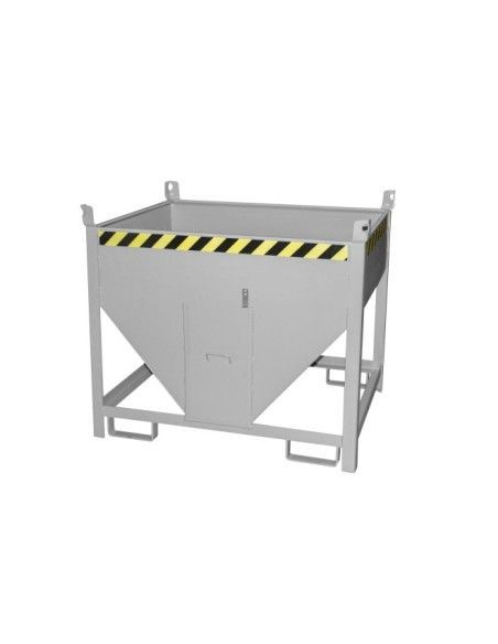 Contenitore Ribaltabile--Silo contenitore, dipinto, topo grigio