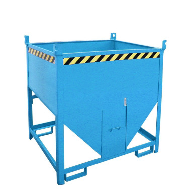 Silo Container, pintado, Azul claro