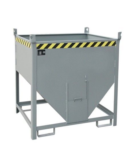 Contenitore Ribaltabile--Silo contenitore, dipinto, topo grigio