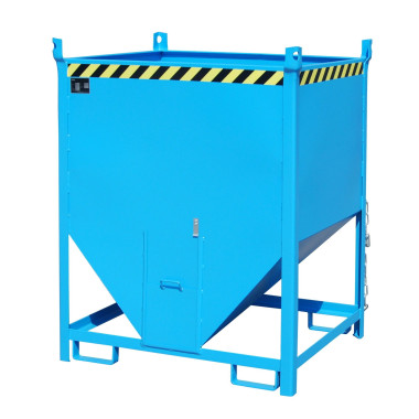 Silo Container, pintado, Azul claro