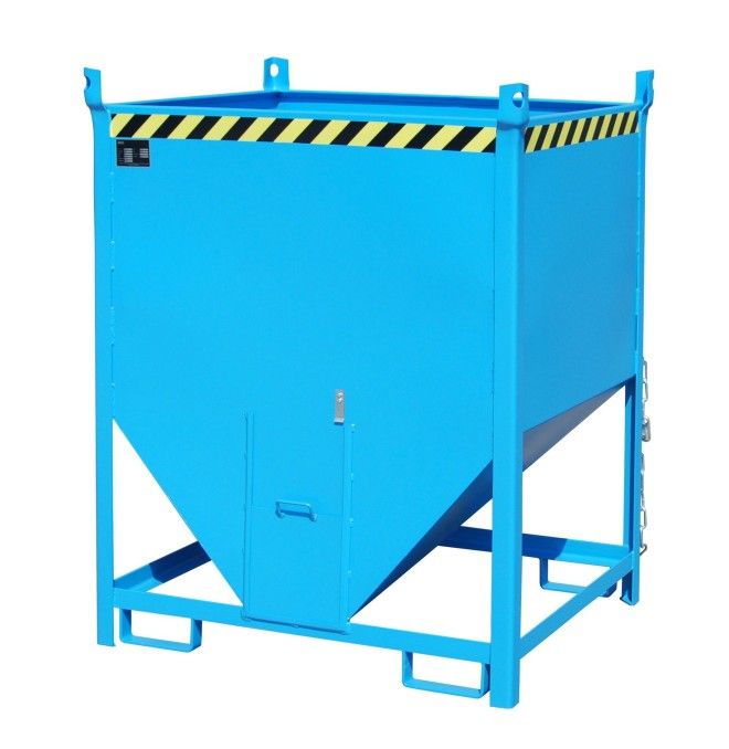 Silo Container, pintado, Azul claro