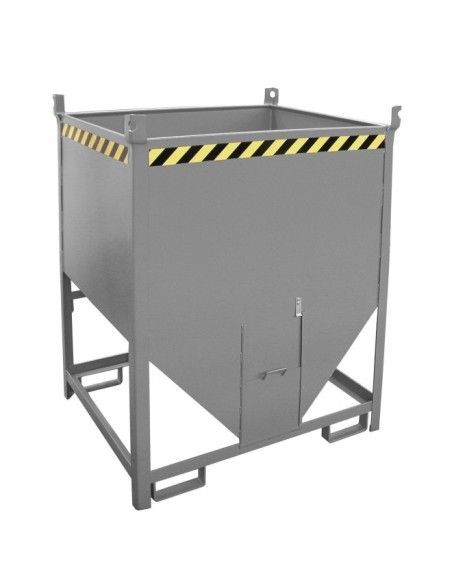 Kippbehälter--Silo Container, lackiert, graue Maus
