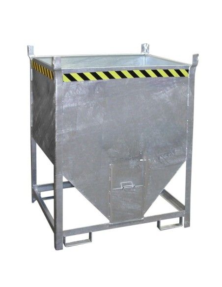 Bacs Basculants--Silo Container, galvanisé chaud