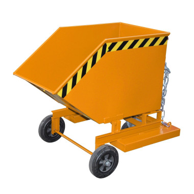 Tilting Container--Walking, painted, Orange Yellow