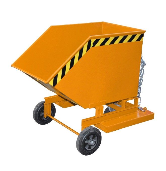 Recipiente Inclinável--Caminhão basculante, pintado, Amarelo Laranja