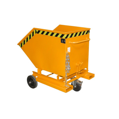Tilting Container--Walking, painted, Orange Yellow