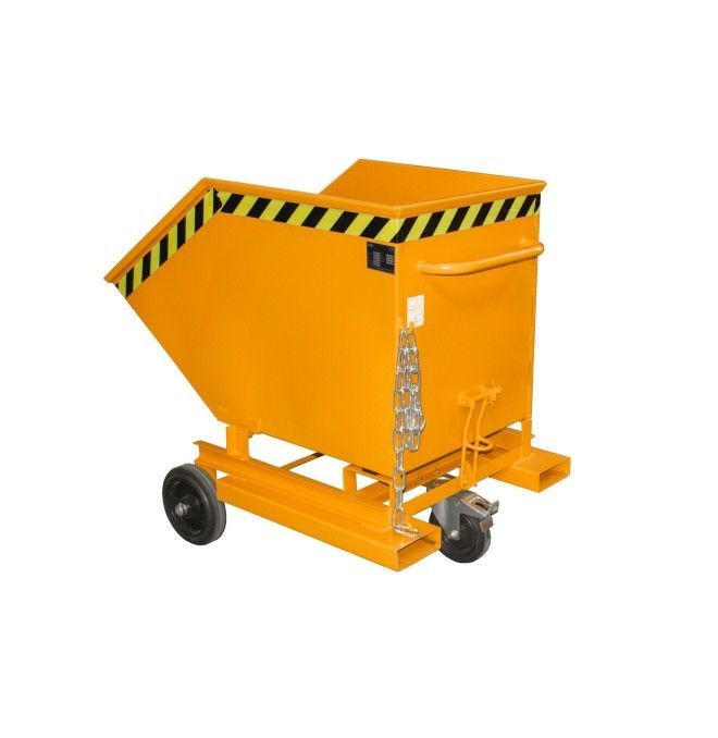 Tilting Container--Walking, painted, Orange Yellow