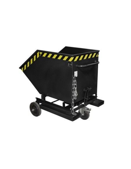 Tilting Container--Walking, painted, blackish gray