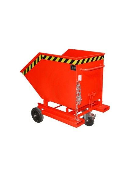 Recipiente Inclinável-- Caminho voador, pintado, fogo vermelho