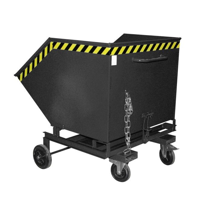 Tilting Container--Walking, painted, blackish gray