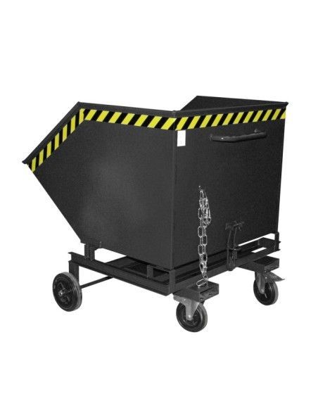 Tilting Container--Walking, painted, blackish gray
