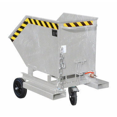 Tilting Container--Virlet wheel, hot galvanized