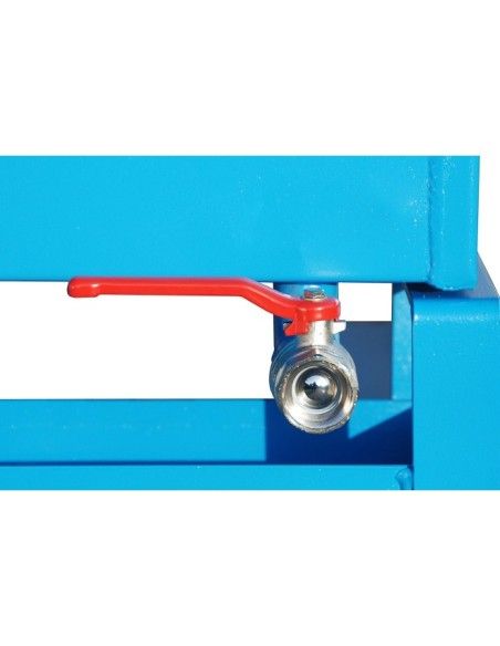 Tilting Container--Virute wheelbarrow, painted, light blue