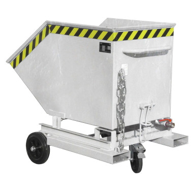 Recipiente Inclinável-Volante, galvanizado a quente