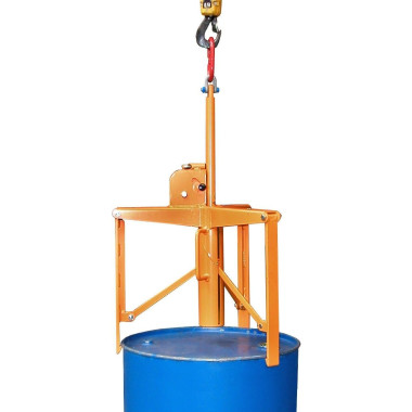 To load bulbs and drums--Drum Gripper, painted, orange yellow