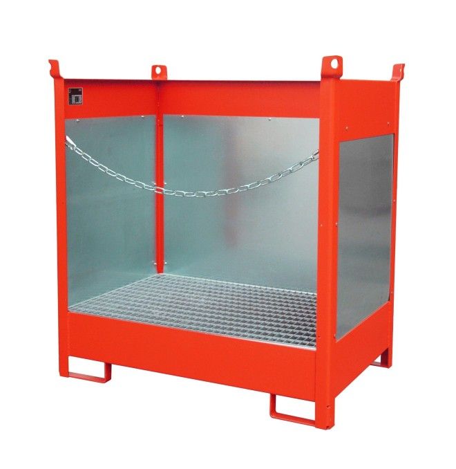 -- Piston stacking pad, peint, feu rouge