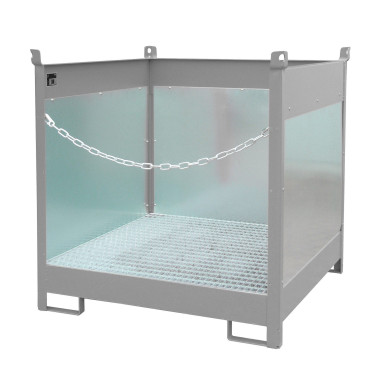 -- Piston stacking pad, painted, gray mouse