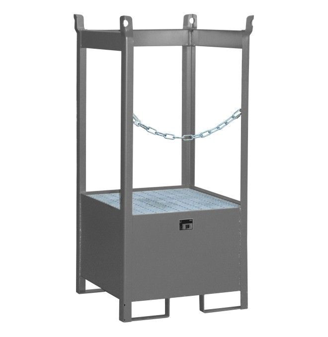-- Piston stacking pad, painted, gray mouse