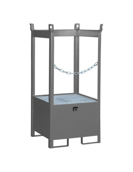 -- Piston stacking pad, painted, gray mouse