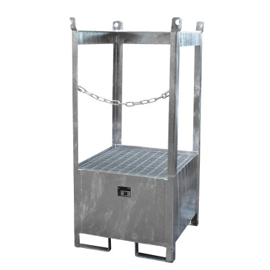 -- Piston stacking pad, hot galvanized