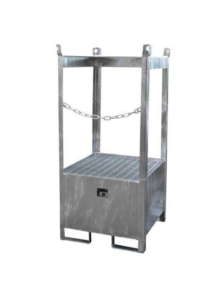 -- Piston stacking pad, hot galvanized